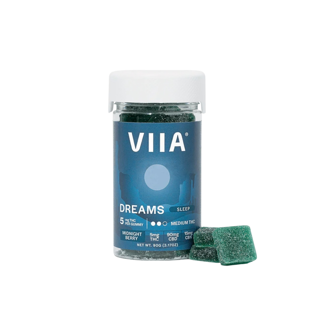 VIIA | Microdose DREAMS | CBD - THC - CBN | 5mg D9 | Midnight Berry | 20ct